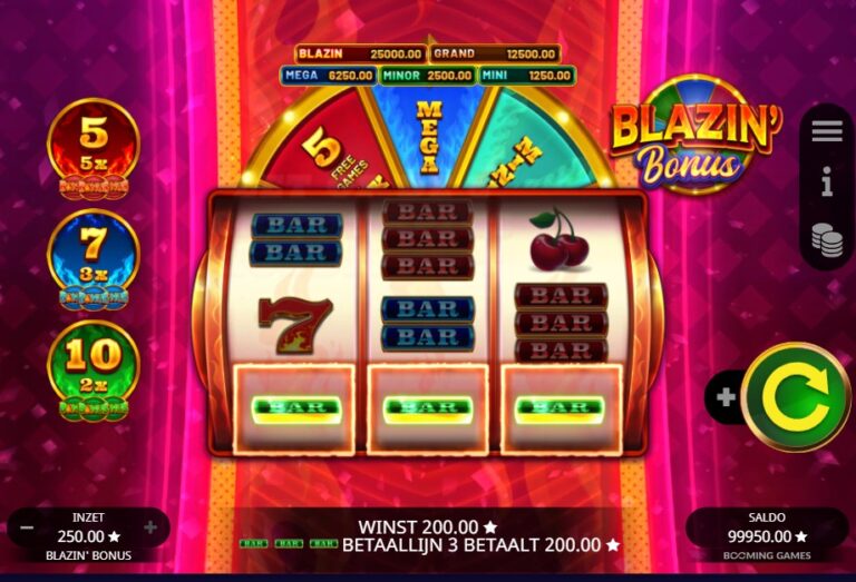 Screenshot 2 van Blazin’ Bonus